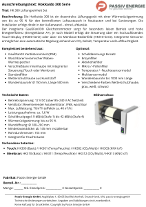 Ausschreibungstext HK300